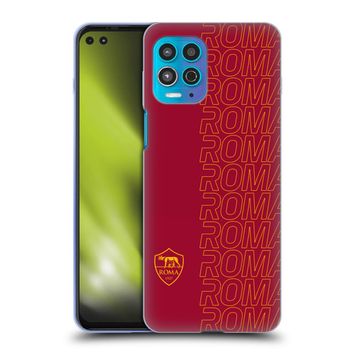 AS Roma Crest Graphics Echo Soft Gel Case for Motorola Moto G100