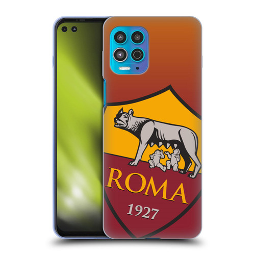 AS Roma Crest Graphics Gradient Soft Gel Case for Motorola Moto G100