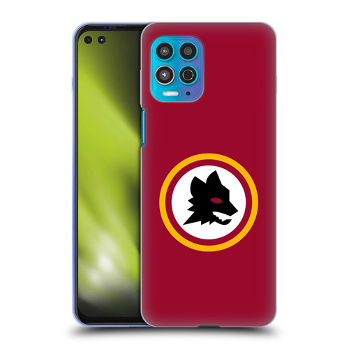 AS Roma Crest Graphics Wolf Circle Soft Gel Case for Motorola Moto G100