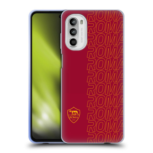 AS Roma Crest Graphics Echo Soft Gel Case for Motorola Moto G52