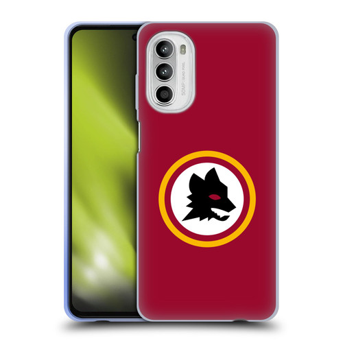 AS Roma Crest Graphics Wolf Circle Soft Gel Case for Motorola Moto G52