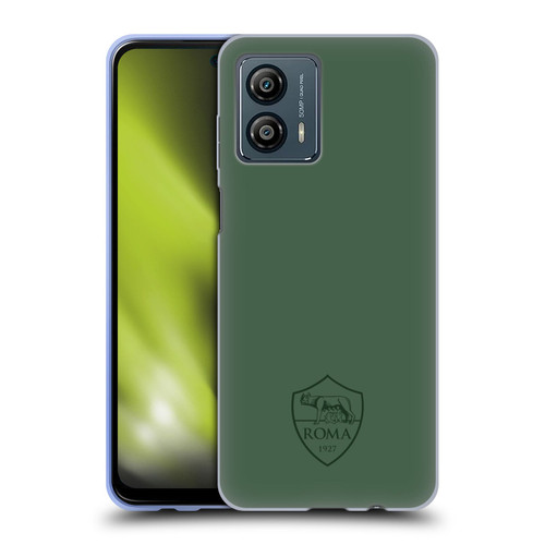 AS Roma Crest Graphics Full Colour Green Soft Gel Case for Motorola Moto G53 5G