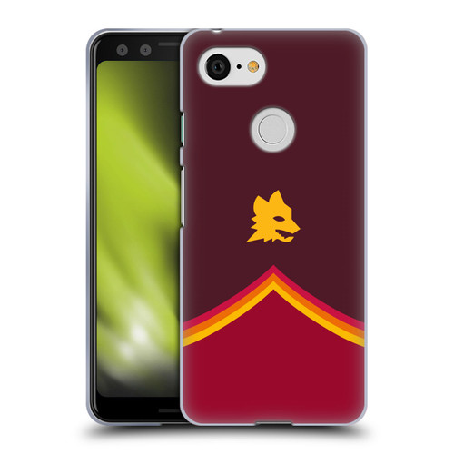 AS Roma Crest Graphics Wolf Soft Gel Case for Google Pixel 3