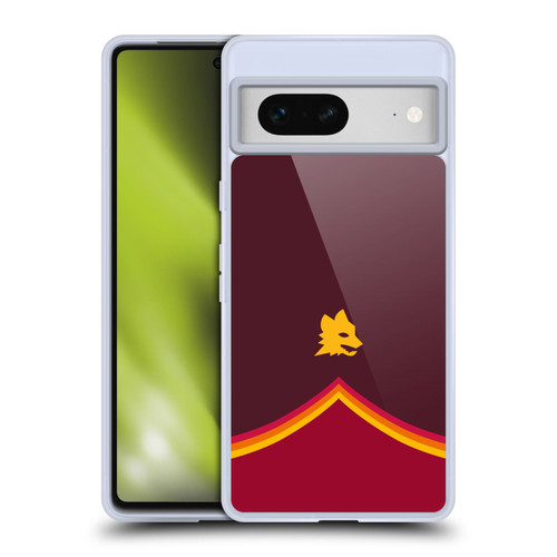 AS Roma Crest Graphics Wolf Soft Gel Case for Google Pixel 7