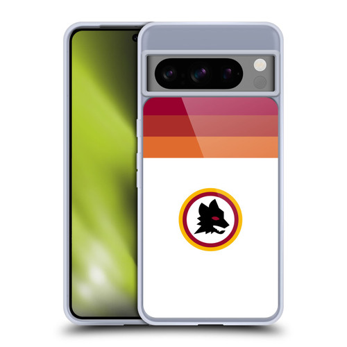 AS Roma Crest Graphics Wolf Retro Heritage Soft Gel Case for Google Pixel 8 Pro