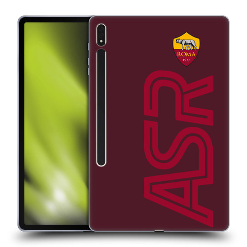 AS Roma Crest Graphics Oversized Soft Gel Case for Samsung Galaxy Tab S8 Plus