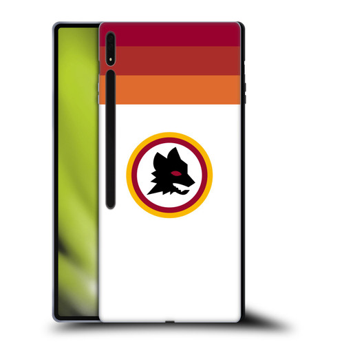 AS Roma Crest Graphics Wolf Retro Heritage Soft Gel Case for Samsung Galaxy Tab S8 Ultra