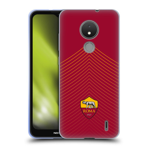 AS Roma Crest Graphics Arrow Soft Gel Case for Nokia C21