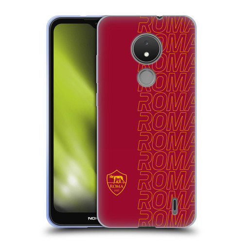 AS Roma Crest Graphics Echo Soft Gel Case for Nokia C21