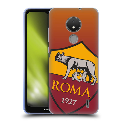AS Roma Crest Graphics Gradient Soft Gel Case for Nokia C21