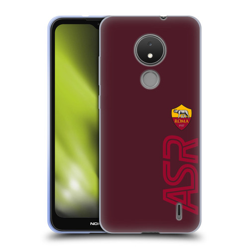 AS Roma Crest Graphics Oversized Soft Gel Case for Nokia C21