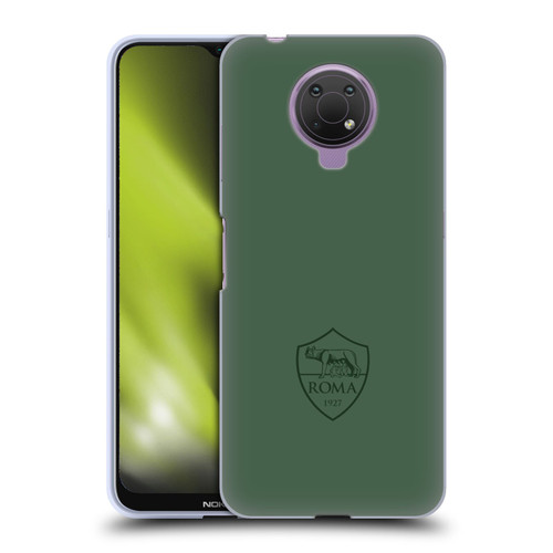AS Roma Crest Graphics Full Colour Green Soft Gel Case for Nokia G10