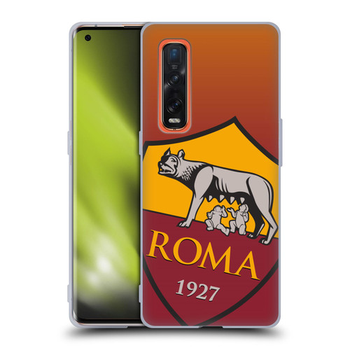 AS Roma Crest Graphics Gradient Soft Gel Case for OPPO Find X2 Pro 5G