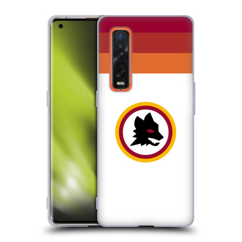 AS Roma Crest Graphics Wolf Retro Heritage Soft Gel Case for OPPO Find X2 Pro 5G