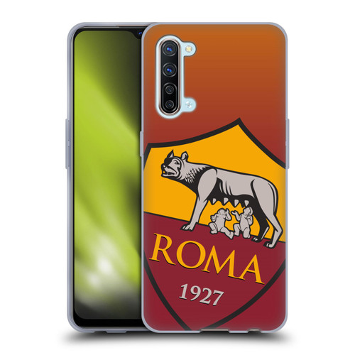 AS Roma Crest Graphics Gradient Soft Gel Case for OPPO Find X2 Lite 5G