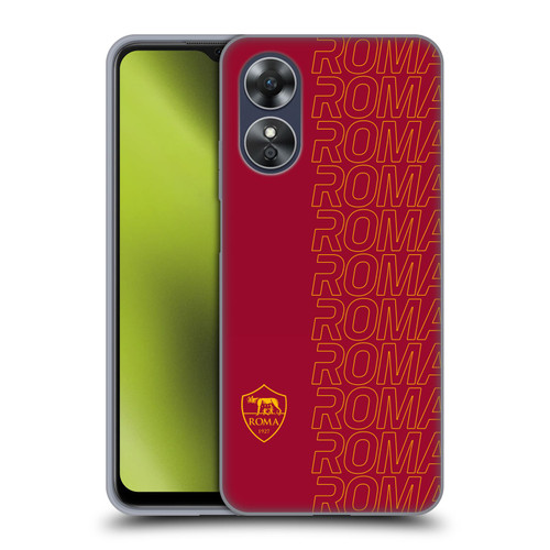 AS Roma Crest Graphics Echo Soft Gel Case for OPPO A17