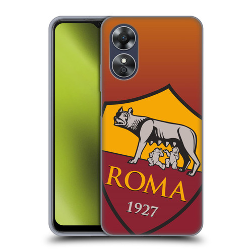 AS Roma Crest Graphics Gradient Soft Gel Case for OPPO A17
