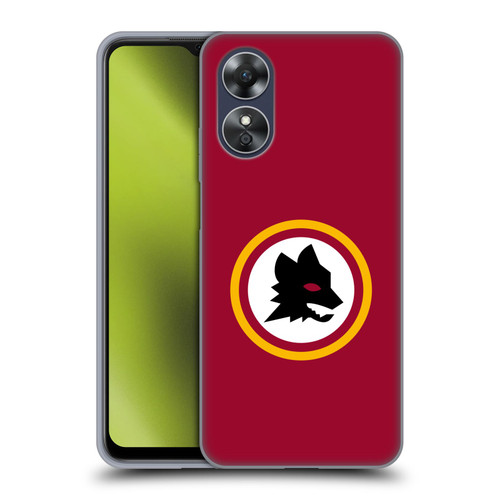 AS Roma Crest Graphics Wolf Circle Soft Gel Case for OPPO A17