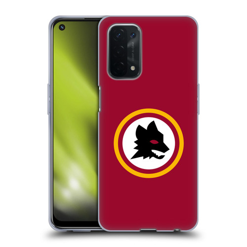 AS Roma Crest Graphics Wolf Circle Soft Gel Case for OPPO A54 5G