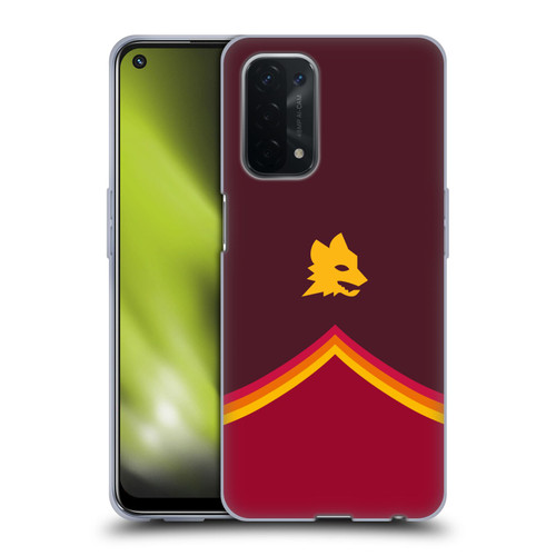 AS Roma Crest Graphics Wolf Soft Gel Case for OPPO A54 5G
