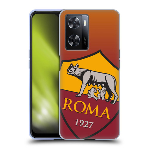 AS Roma Crest Graphics Gradient Soft Gel Case for OPPO A57s