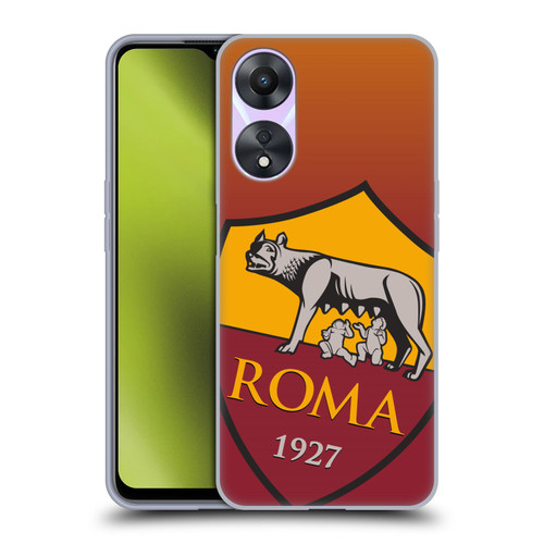 AS Roma Crest Graphics Gradient Soft Gel Case for OPPO A78 4G