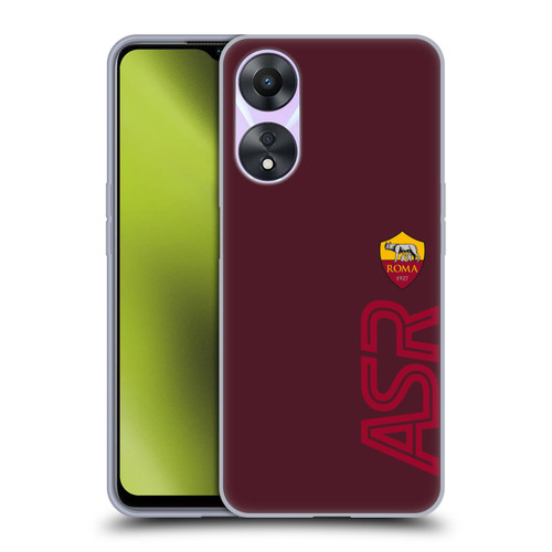 AS Roma Crest Graphics Oversized Soft Gel Case for OPPO A78 4G