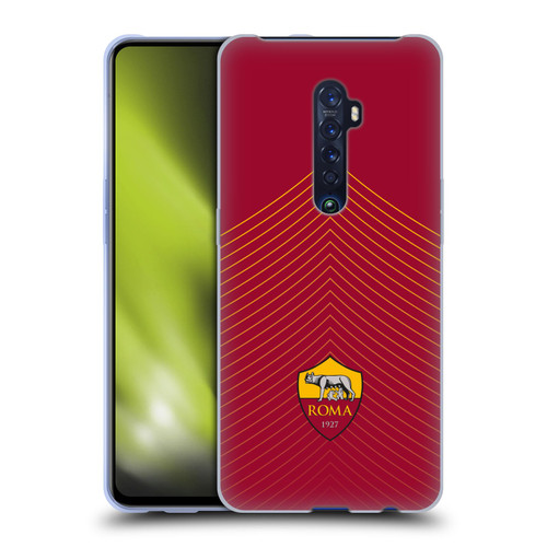 AS Roma Crest Graphics Arrow Soft Gel Case for OPPO Reno 2