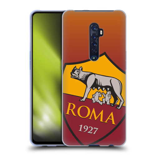 AS Roma Crest Graphics Gradient Soft Gel Case for OPPO Reno 2