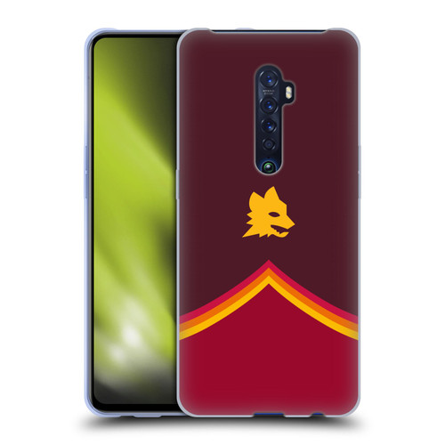 AS Roma Crest Graphics Wolf Soft Gel Case for OPPO Reno 2