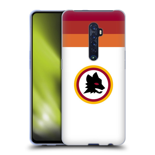 AS Roma Crest Graphics Wolf Retro Heritage Soft Gel Case for OPPO Reno 2