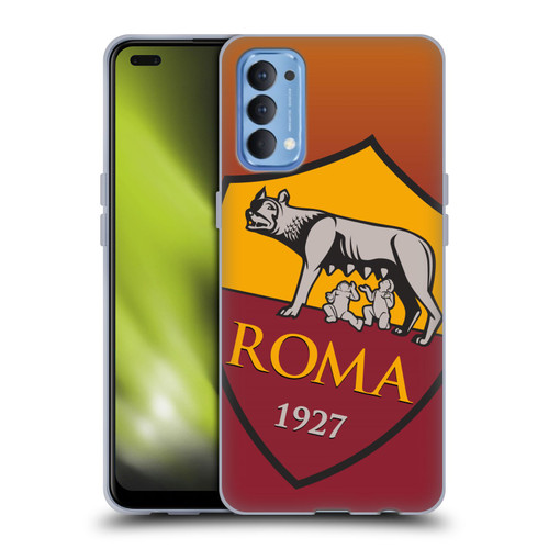 AS Roma Crest Graphics Gradient Soft Gel Case for OPPO Reno 4 5G