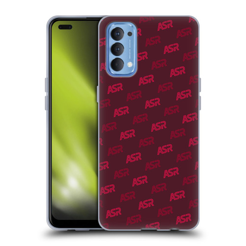 AS Roma Crest Graphics Wordmark Pattern Soft Gel Case for OPPO Reno 4 5G