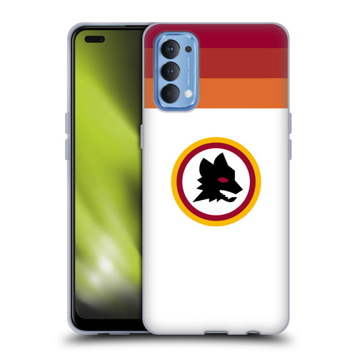 AS Roma Crest Graphics Wolf Retro Heritage Soft Gel Case for OPPO Reno 4 5G