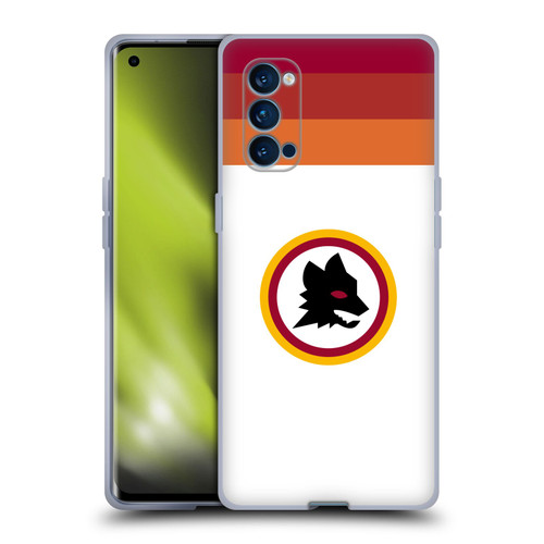 AS Roma Crest Graphics Wolf Retro Heritage Soft Gel Case for OPPO Reno 4 Pro 5G