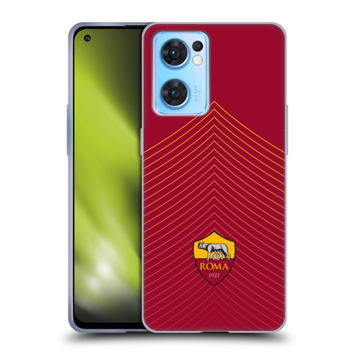 AS Roma Crest Graphics Arrow Soft Gel Case for OPPO Reno7 5G / Find X5 Lite