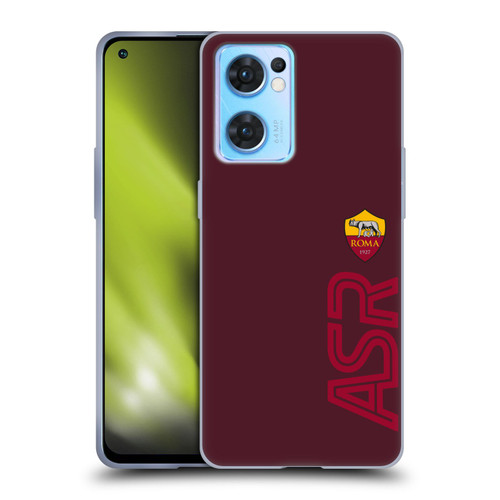 AS Roma Crest Graphics Oversized Soft Gel Case for OPPO Reno7 5G / Find X5 Lite