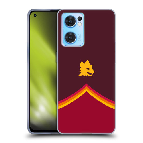 AS Roma Crest Graphics Wolf Soft Gel Case for OPPO Reno7 5G / Find X5 Lite