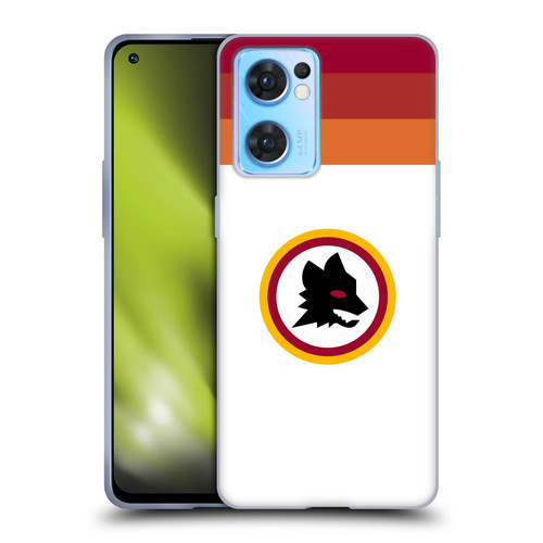 AS Roma Crest Graphics Wolf Retro Heritage Soft Gel Case for OPPO Reno7 5G / Find X5 Lite