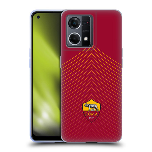 AS Roma Crest Graphics Arrow Soft Gel Case for OPPO Reno8 4G