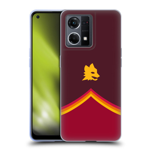 AS Roma Crest Graphics Wolf Soft Gel Case for OPPO Reno8 4G