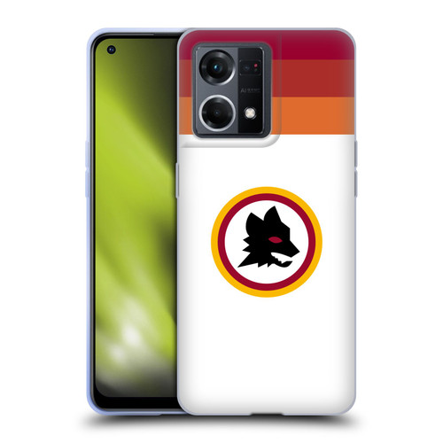 AS Roma Crest Graphics Wolf Retro Heritage Soft Gel Case for OPPO Reno8 4G