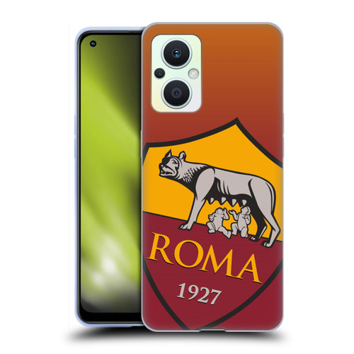 AS Roma Crest Graphics Gradient Soft Gel Case for OPPO Reno8 Lite