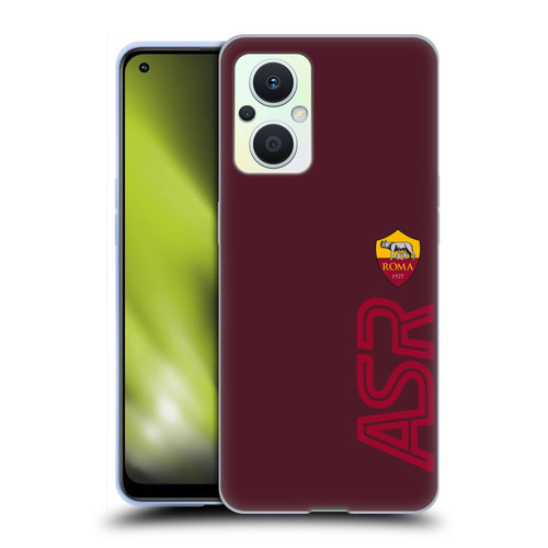 AS Roma Crest Graphics Oversized Soft Gel Case for OPPO Reno8 Lite
