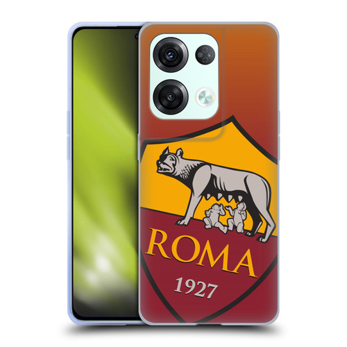 AS Roma Crest Graphics Gradient Soft Gel Case for OPPO Reno8 Pro