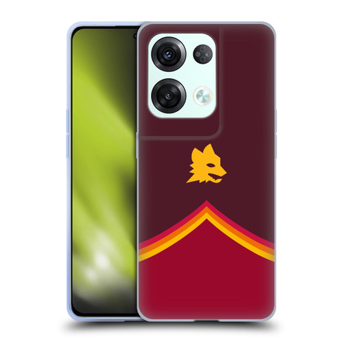 AS Roma Crest Graphics Wolf Soft Gel Case for OPPO Reno8 Pro