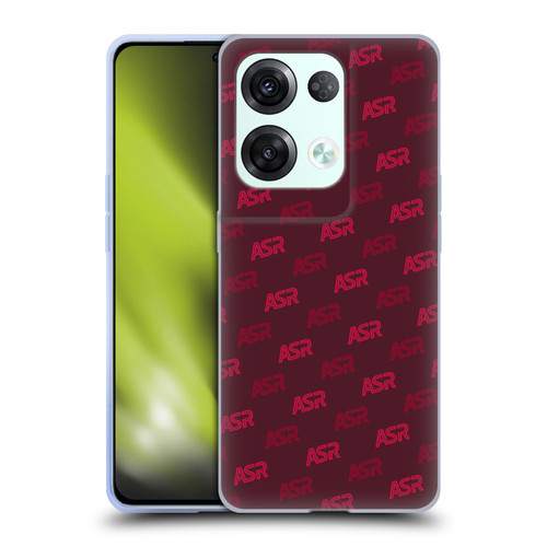 AS Roma Crest Graphics Wordmark Pattern Soft Gel Case for OPPO Reno8 Pro