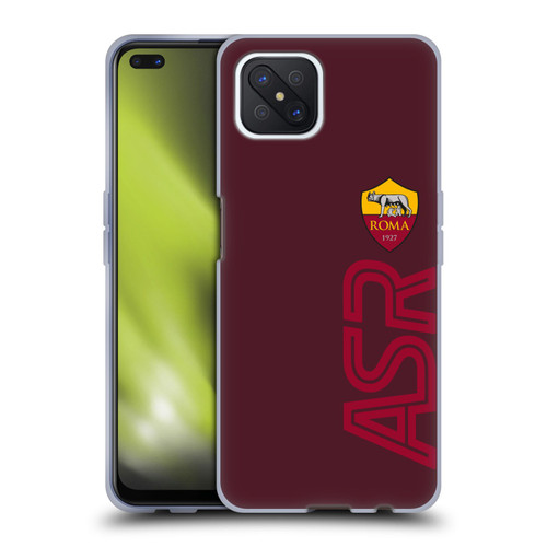AS Roma Crest Graphics Oversized Soft Gel Case for OPPO Reno4 Z 5G