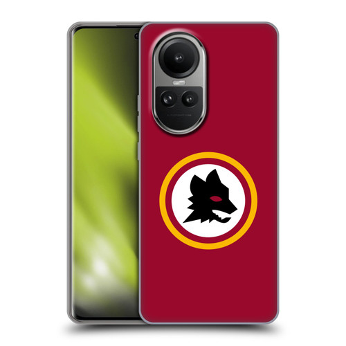 AS Roma Crest Graphics Wolf Circle Soft Gel Case for OPPO Reno10 5G / Reno10 Pro 5G