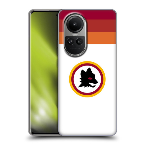 AS Roma Crest Graphics Wolf Retro Heritage Soft Gel Case for OPPO Reno10 5G / Reno10 Pro 5G